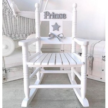 White Personalised Rocking Chair